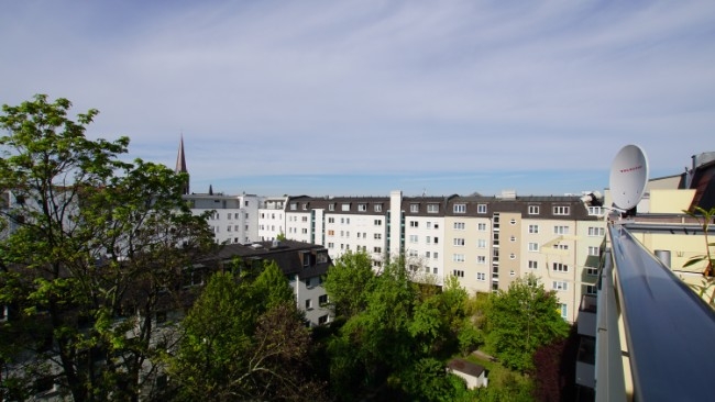 Ausblick Dachgeschosswohnung Dresden