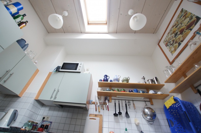 K�chenfenster Dachgeschosswohnung Dresden