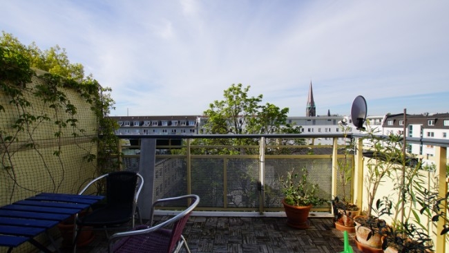 Dachterrasse/Balkon Dachgeschosswohnung Dresden