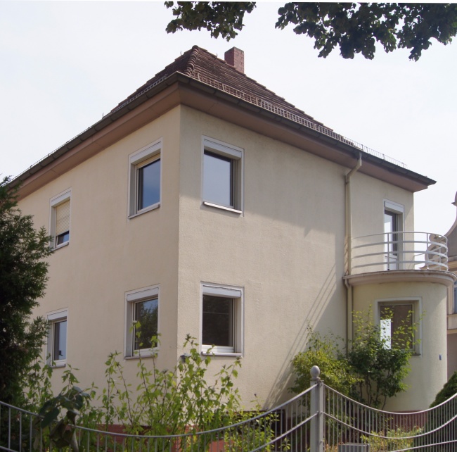 Au�enansicht Einfamilienhaus Dresden / Strehlen