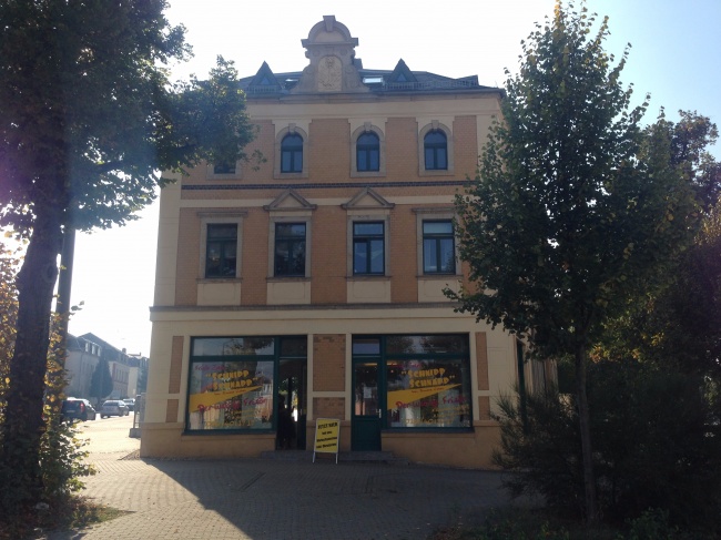 Hausansicht (Nord-Ost) Erdgeschosswohnung Dresden