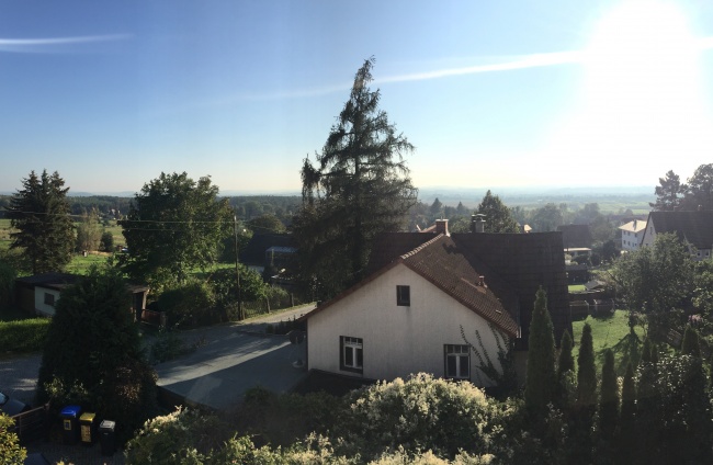 Ausblick in Richtung S�den Haus Dresden / Pillnitz