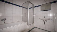Badezimmer Gro�z�gige 2-Zimmerwohnung im denkmalgesch�tzten Altbau im bevorzugten Stadtteil Dresden-Striesen