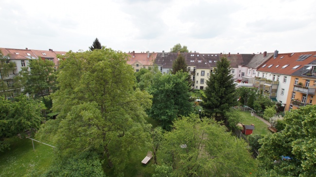 Blick von den Dachterrassen Wohnung Dresden / Laubegast