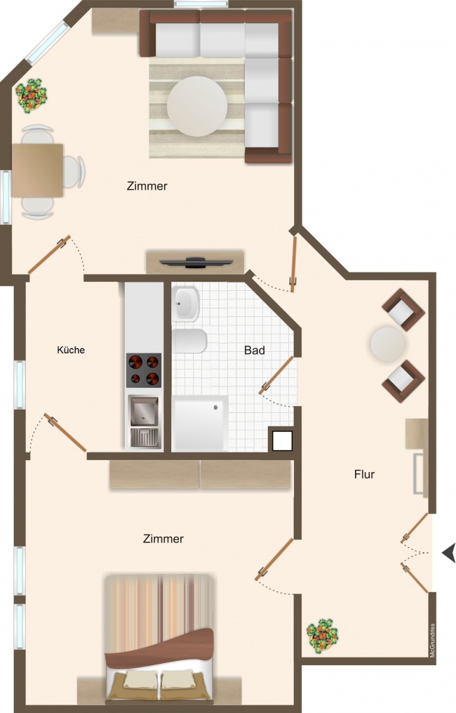 Grundriss Wohnung Radebeul