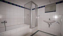 Badezimmer Gro�z�gige 2-Zimmerwohnung im denkmalgesch�tzten Altbau im bevorzugten Stadtteil Dresden-Striesen